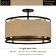 preview thumbnail 9 of 8, Minka Lavery Windward Passage 4 Light 21" Wide Semi-Flush Drum Ceiling