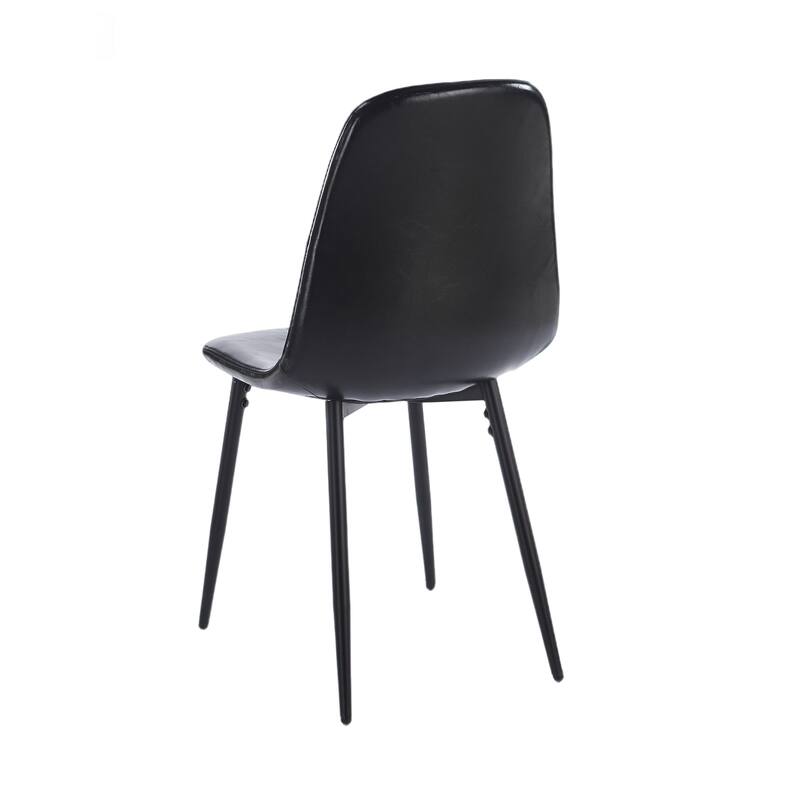 Set of 4 PVC Dining Chairs