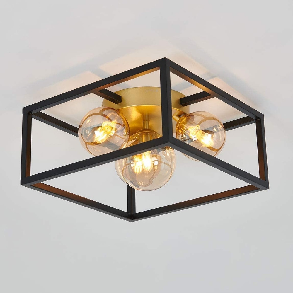 13 to 24 Inches Gold Artika Flush Mount Ceiling Lights Bed Bath