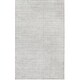 preview thumbnail 12 of 32, Branham Handmade Subtle Stripe Viscose Area Rug 9' x 13' - Light Grey
