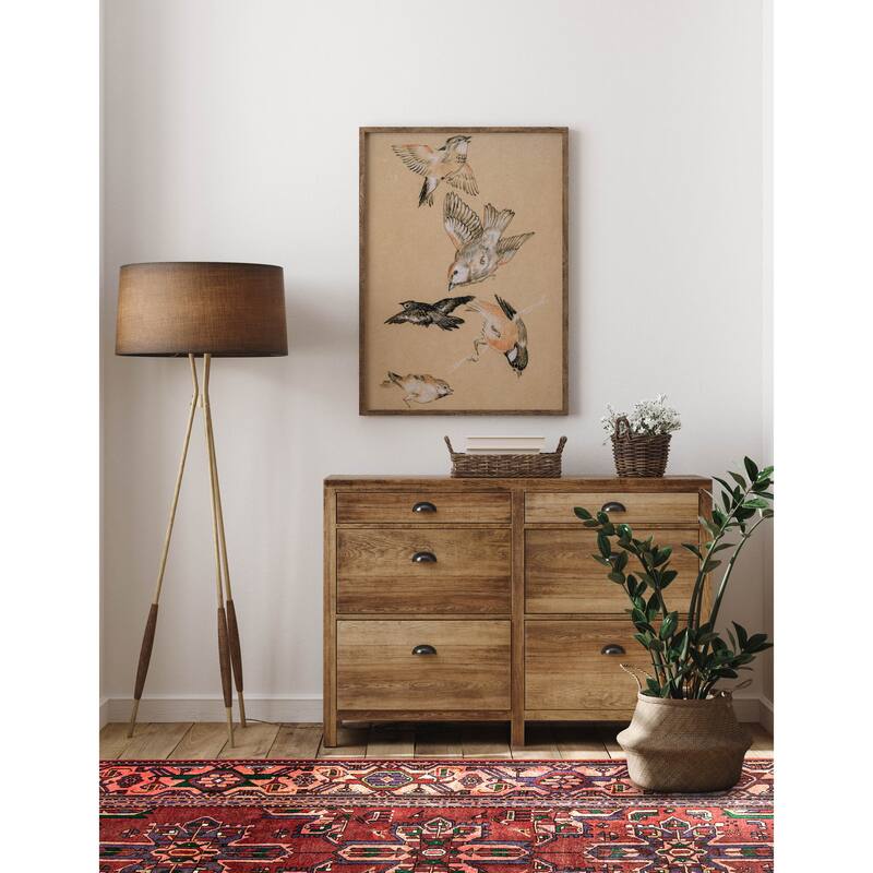 ECARPETGALLERY Hand-knotted Konya Anatolian Dark Red Wool Rug - 4'9 x 8'4