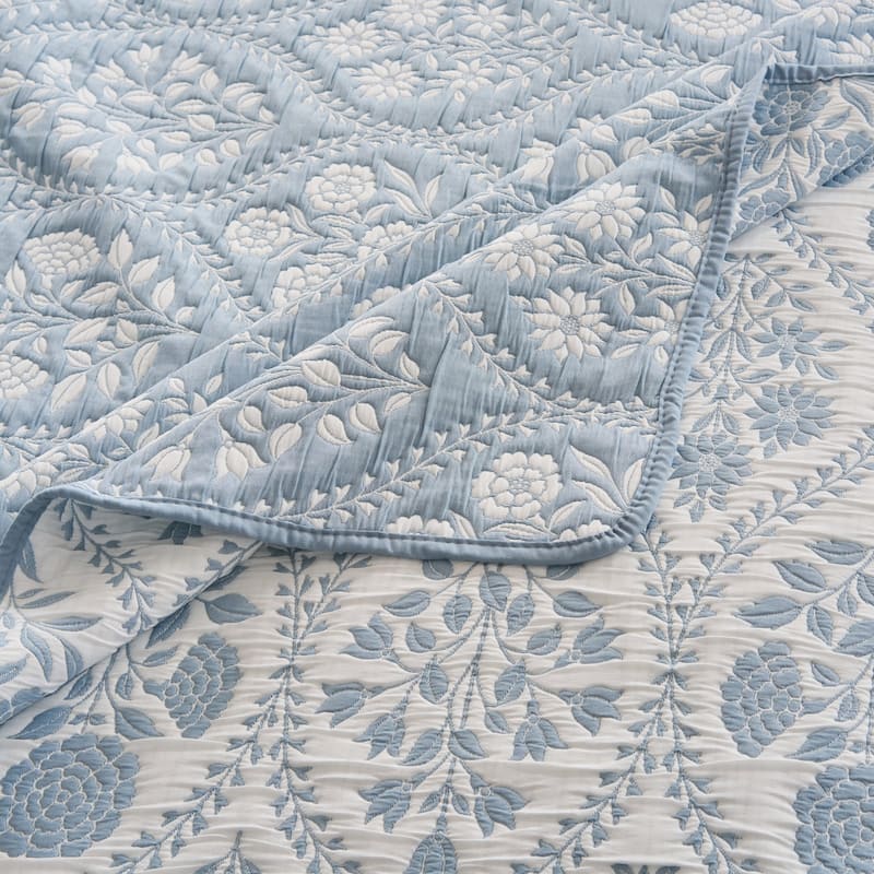 Greenland Home Fashions Serena Contemporary Floral Coverlet Set