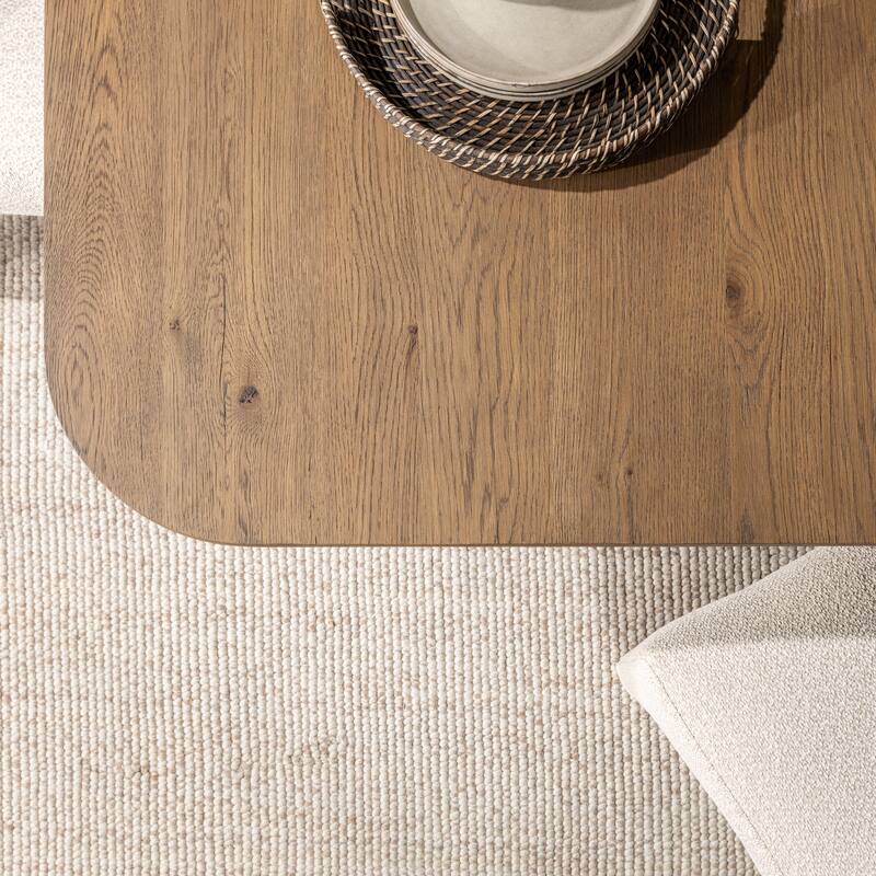 Classic Home Vander 60" Square Wood Dining Table