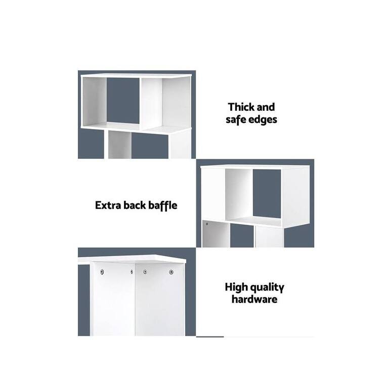 Three-layer simple household bookshelf