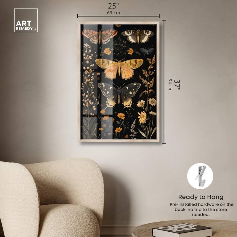 Winged Visitors II Shadowbox by Art Remedy