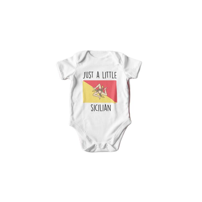 Sicily Italy - Baby Boy Girl Clothes Infant Bodysuit Funny Cute Newborn - Pink - 0-3M