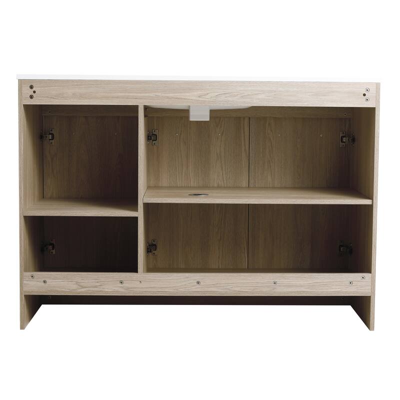 Bathroom Vanity With Sink In 30 Inch, Freestanding Bathroom Vanity With Soft Close Door