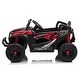 preview thumbnail 4 of 33, 12V Kids Ride On Electric Toy Car with Safety Belt, Black+Red