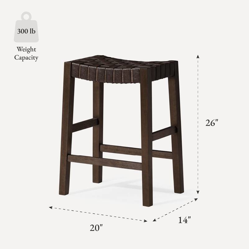 Maven Lane Emerson 26" Counter Height Kitchen Stool