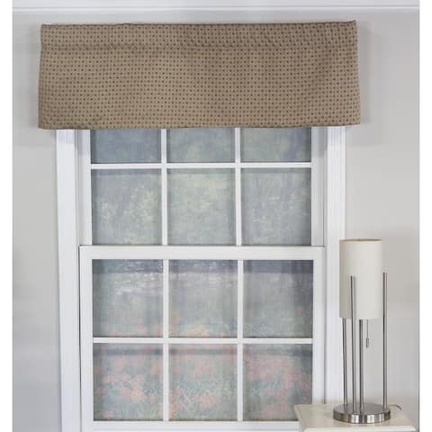 RLF Home Quality Freckled Tailored Valances - 50x14