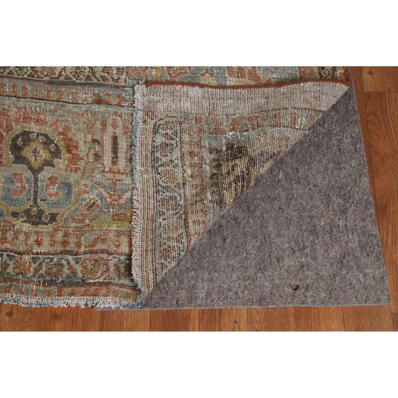 Hand Knotted Oriental 100% Wool Carpet Traditional All-Over Brown Bakhtiari Area Rug - 16' 2'' X 12' 2''