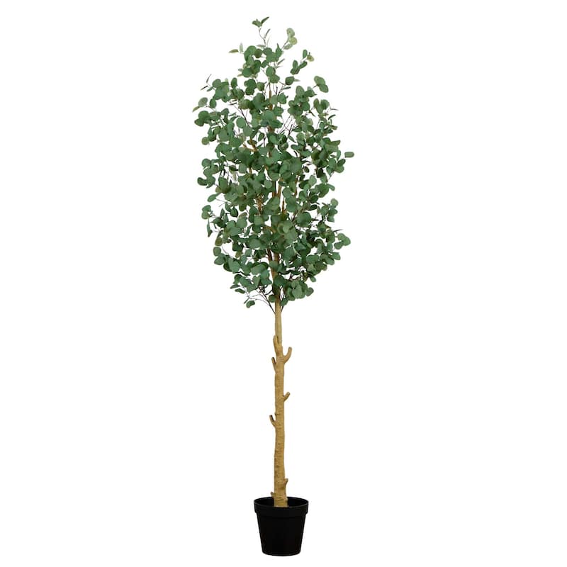 Artificial Potted Eucalyptus Tree - 9'