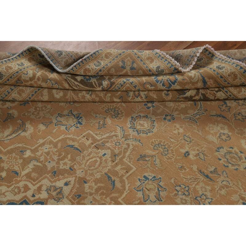 Traditional Najafabad Persian Vintage Rug Hand-Knotted Wool Carpet - 8'0" x 11'3"