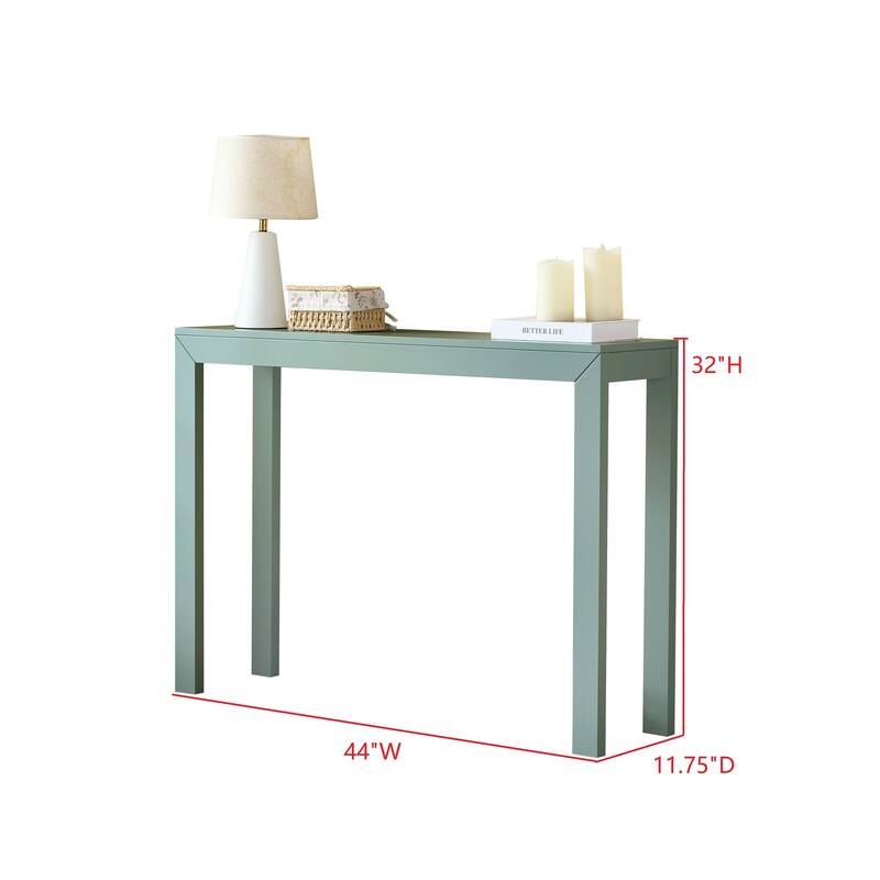Russell Collection Modern Wood Rectangle Console Table