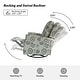 preview thumbnail 43 of 52, Roderich Farmhouse Floral Print Swivel Rocker Recliner with Rolled Arms by HULALA HOME