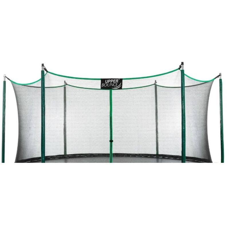 Upper Bounce Trampoline Safety Enclosure Net, Fits 15 FT Round Frame, Using 6 Poles, Installs Inside of Frame - Net Only