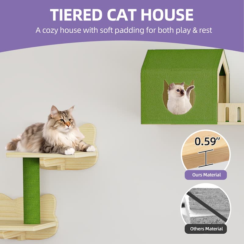 Cat Wall Shelves and Perches