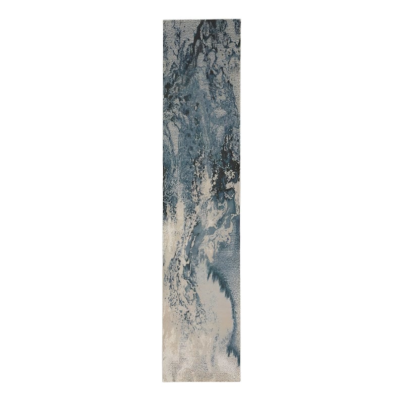 Fira Abstract Modern Non Skid Stain Resistant Area Rug By HomeRoots