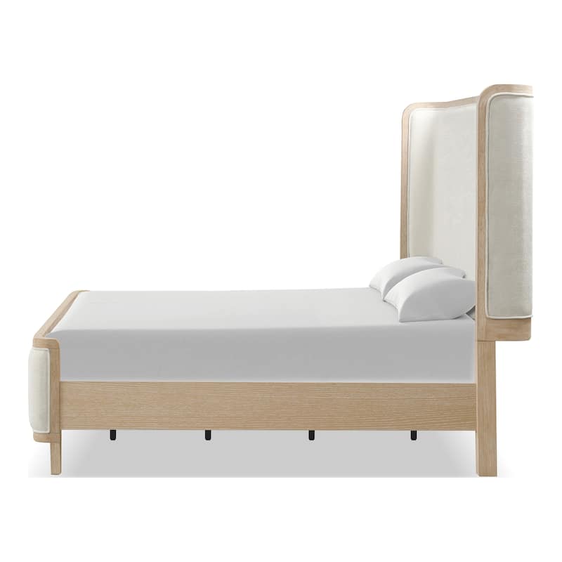 Furniture of America Kian Modern 3-Piece Natural Oak Solid Wood Bedroom Set