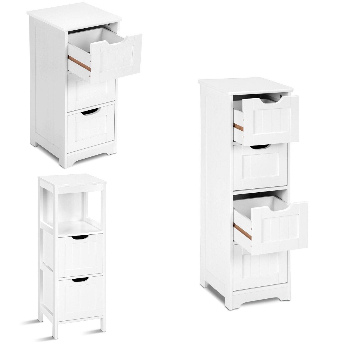 Madison Avenue Floor Cabinet White Elegant Home Fashions Target