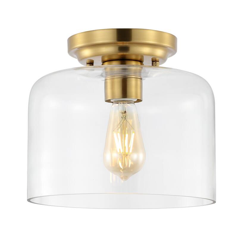 SAFAVIEH Lighting Calum Flush Mount - 10" W x 10" D x 10" H - 10Wx10Dx10H