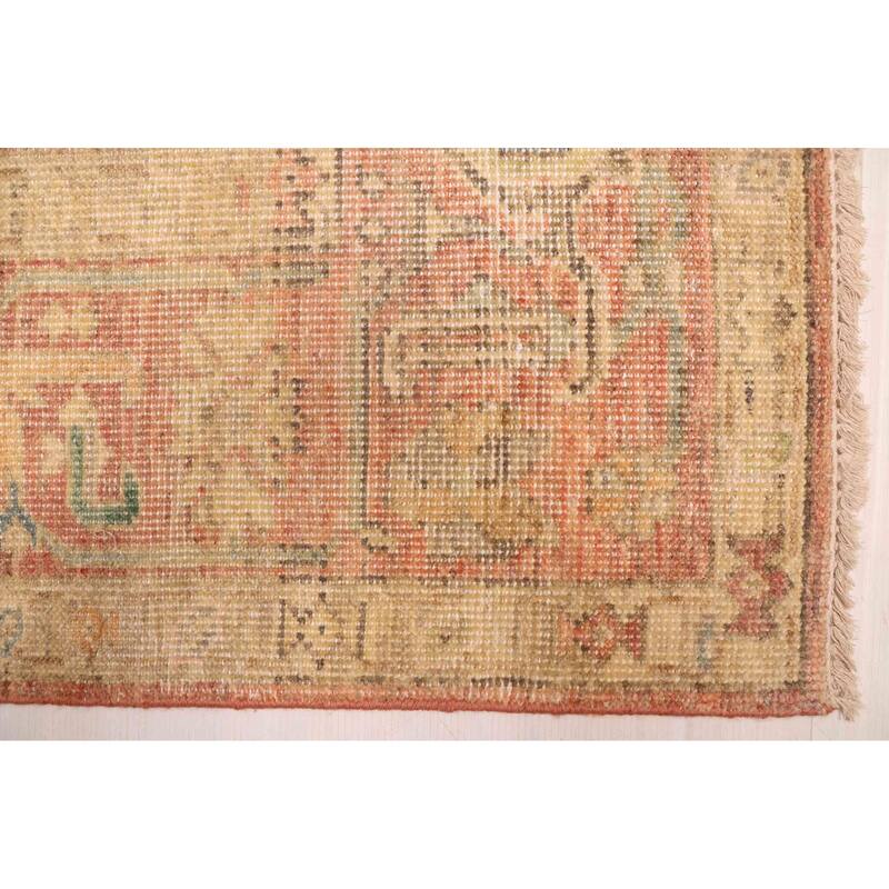 ECARPETGALLERY Hand-knotted Jules Serapi Light Red Wool Rug - 8'11 x 11'11