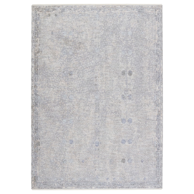 Lastelle Floral Area Rug - 8' x 10' - Light Gray/Beige - Runner/Rectangle