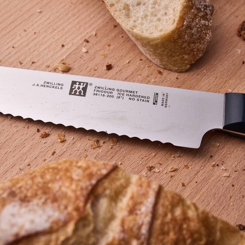 ZWILLING Gourmet 8-inch Bread Knife - Black