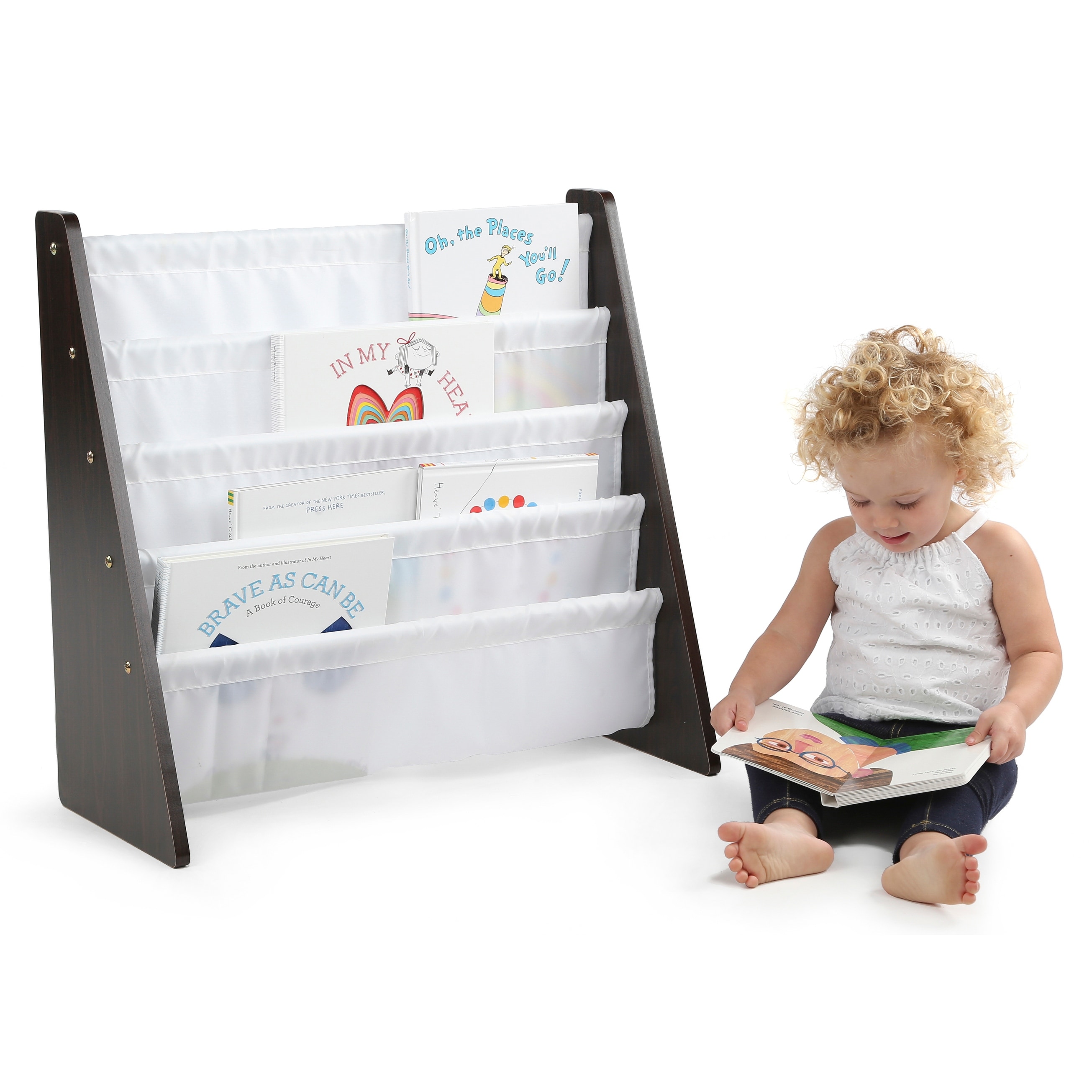 Tot tutors kids book new arrivals rack storage bookshelf