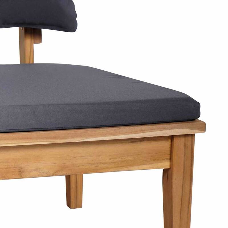 vidaXL Garden Bench Brown Solid Teak wood