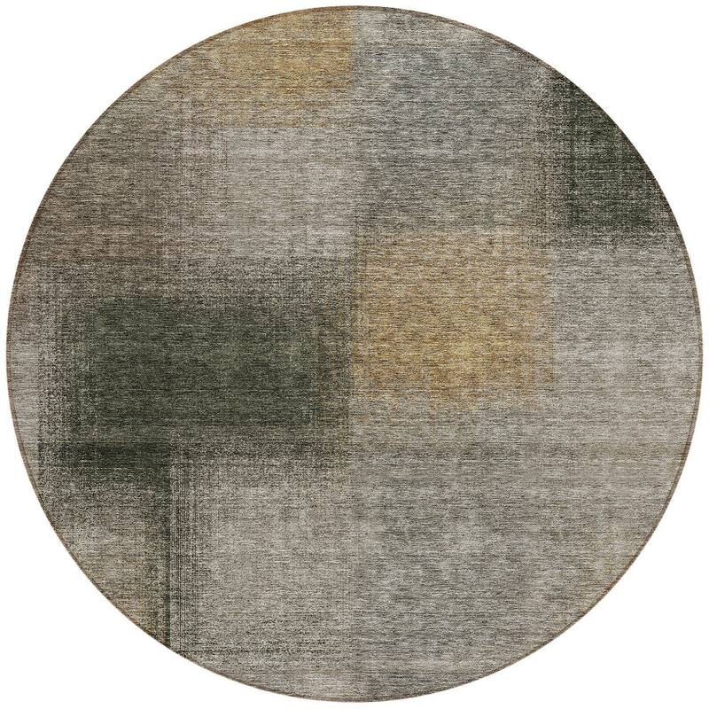 HomeRoots Abstract Transitional Rectangle Outdoor Rug
