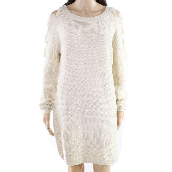 womens ivory sweater dress