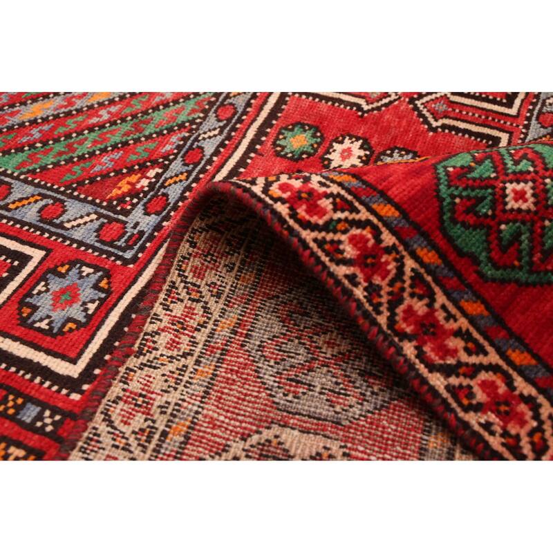 ECARPETGALLERY Hand-knotted Konya Anatolian Red Wool Rug - 5'1 x 9'4