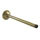 preview thumbnail 2 of 6, Kingston Brass Trimscape 10-Inch Rain Drop Ceiling Mount Shower Arm Antique Brass