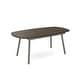 preview thumbnail 1 of 25, Amisco Gibson Extendable Dining Table Grey Veneer Top / Light Grey Metal