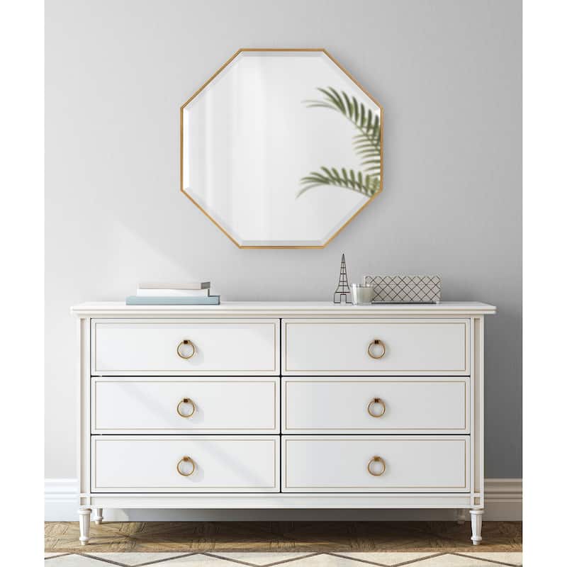 Rhodes Modern Octagonal Wall Mirror