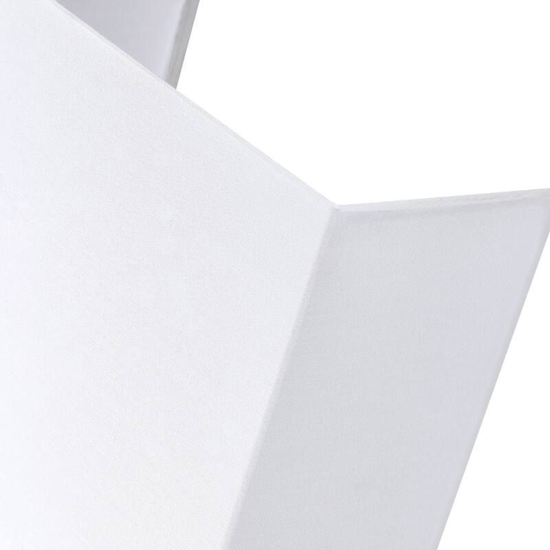 Wall Sconce Light With White Fabric Shade