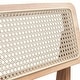 preview thumbnail 11 of 13, DHP Eleni Mid-Century Modern Cane Dining Chairs, Set of 2, Cream/Seadrift Tan