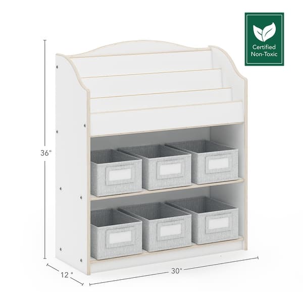 dimension image slide 1 of 3, Guidecraft EdQ Essentials Book and Bin Browser