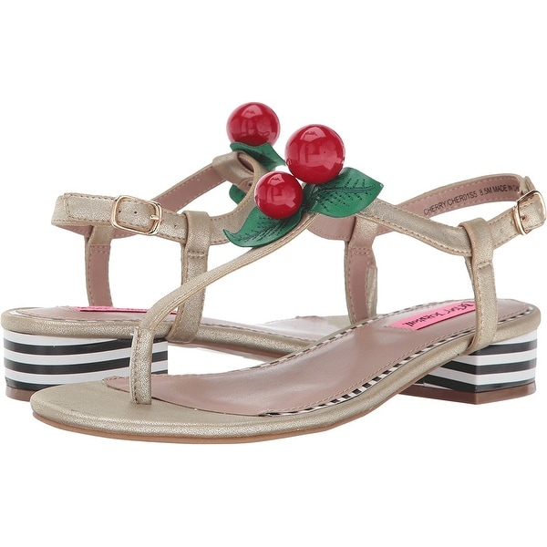 betsey johnson cherry shoes