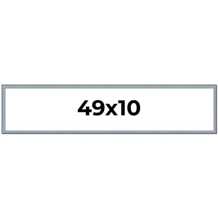 49x10 Frame Rustic Sky Blue Solid Wood Picture Frame | 0.75 Inch