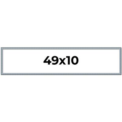 49x10 Frame Rustic Sky Blue Solid Wood Picture Frame | 0.75 Inch