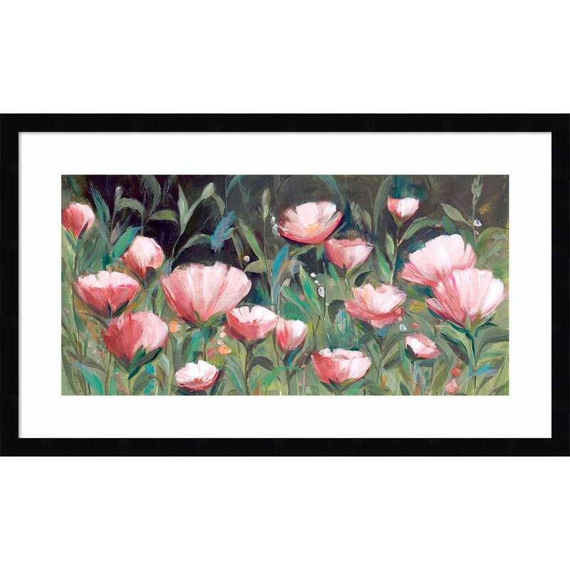 Evening Blossoms by Hannah Dawson Wood Framed Wall Art Print