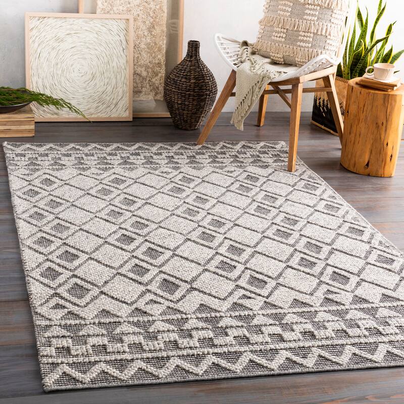 Carson Carrington Ivarsbjorke Handmade Farmhouse Wool Area Rug ...