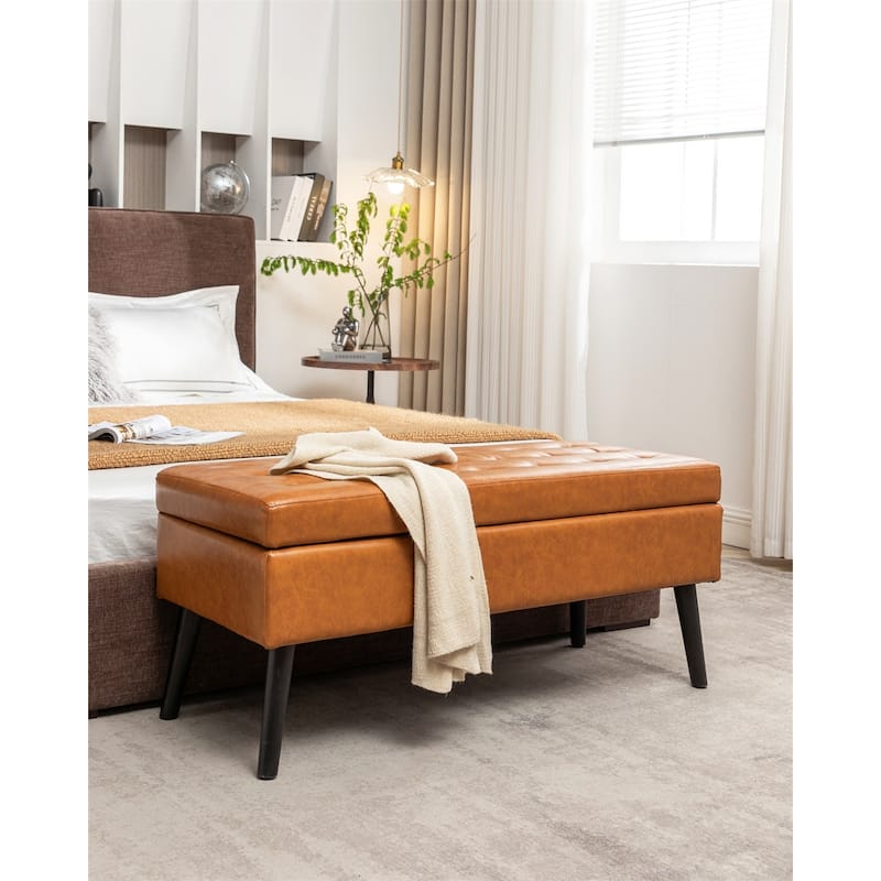 Storage Bench for Bedroom,End of Bed Bench Foot of Bed,Entryway Bench