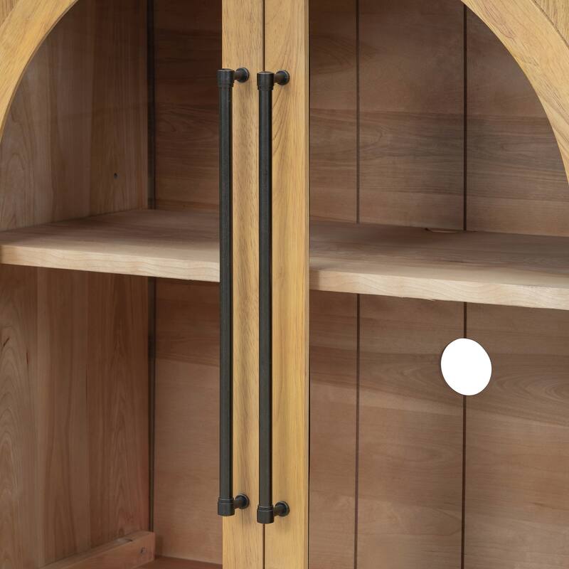 4-Door Large Storage Sideboard Buffet Cabinet
