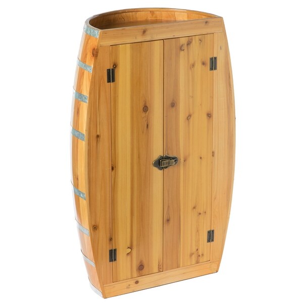 Lockable clearance wine storage
