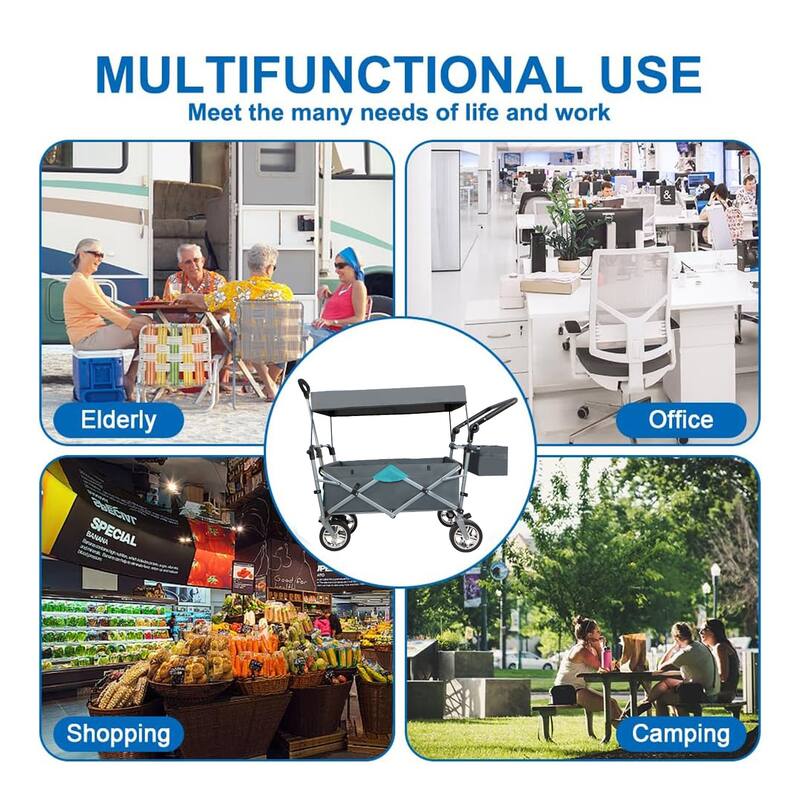 Folding Wagon with Removable Canopy