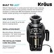 preview thumbnail 24 of 24, KRAUS Standart PRO Stainless Steel 33 in 1-Bowl Farmhouse Kitchen Sink