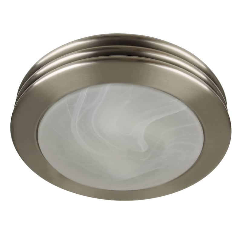 Akicon Exhaust Fan, Ultra Quiet 80 CFM 1.5 Sones Ventilation Exhaust Bathroom Fan with Light, 3 CCT LED Light, 3 Years Warranty - Brushed Nickel